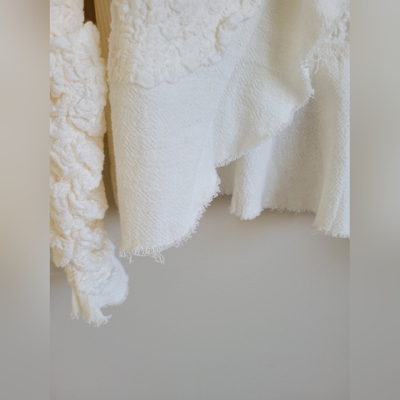 We The Free by Free People ruffled and rouged cardi size Medium - Picture 5 of 11